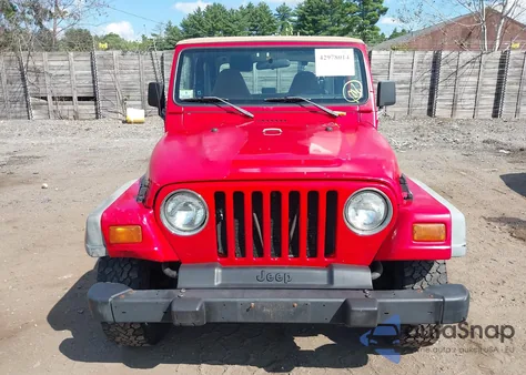 1998 Jeep Wrangler Se from USA, damaged, VIN 1J4FY29P7WP790468